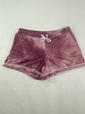 Hello Mello Women's :S/M Hand Dyed Lounge Shorts With Pockets - Mauve Pink NWT